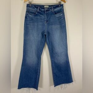 L'AGENCE Kendra High Rise Cropped Flare Jeans- Size 30